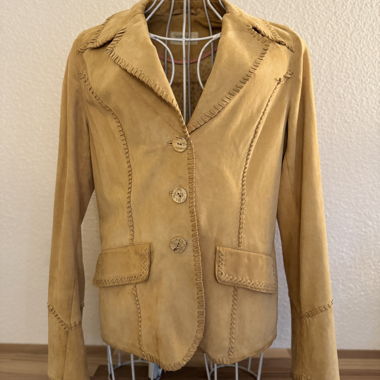 Vintage Leather Blazer