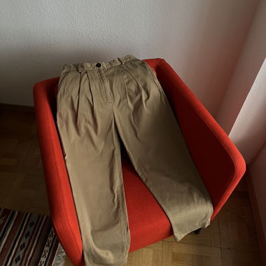 Massimo Dutti beige trousers