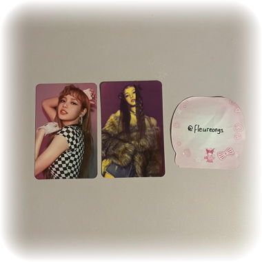 misc lisa album photocards
