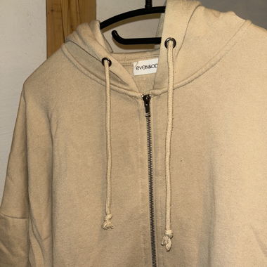 Veste sweat beige