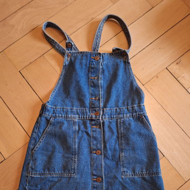 Jeans Latzkleid