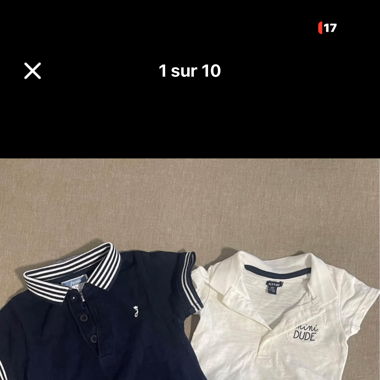 Lot vêtement bébé 