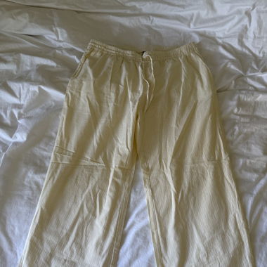 Stoffhose gelb 
