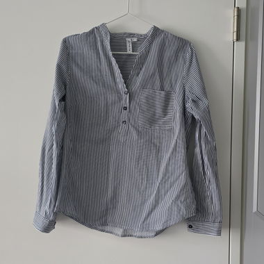 Gestreifte-Bluse 