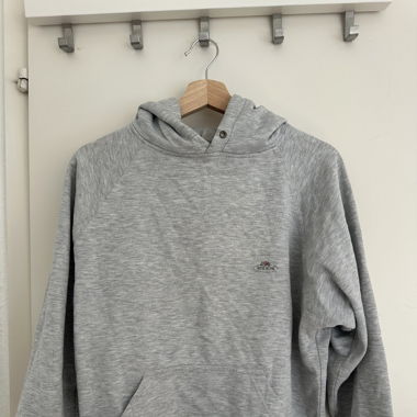 Grauer Hoodie