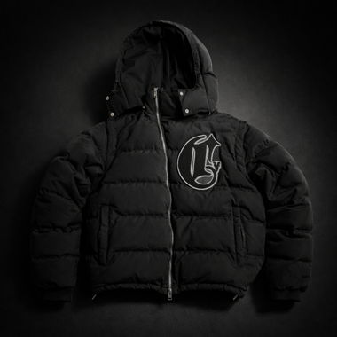 Corvidae MATTE BLACK PUFFER JACKET