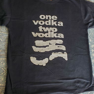 T-shirt alcool 