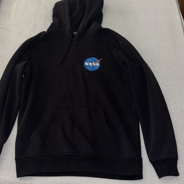 NASA Hoodie schwarz