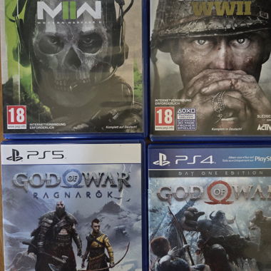 Call of duty und god of war collection ps5 ps4