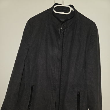 Veste en jeans noir