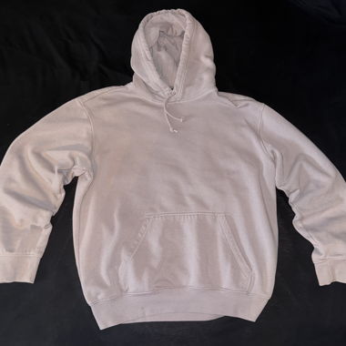 Sweat à capuche rose pale 