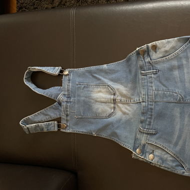Salopette short en jean 