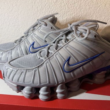 Nike Shox TL Wolf Grey Metallic Silver Blue