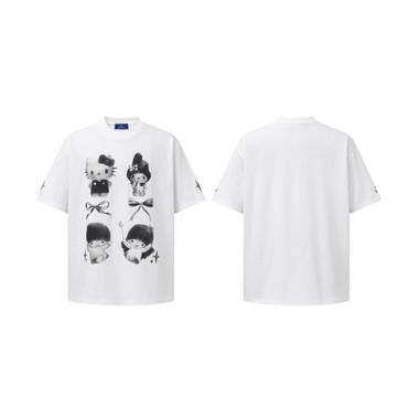 Hello-Kitty-Grafik-T-Shirt