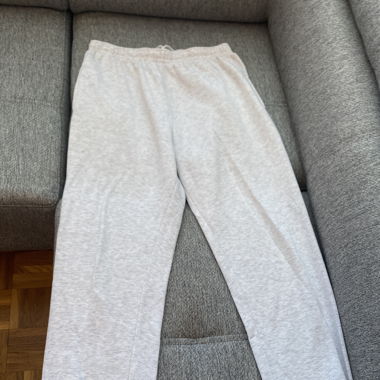 jogging gris/blanc