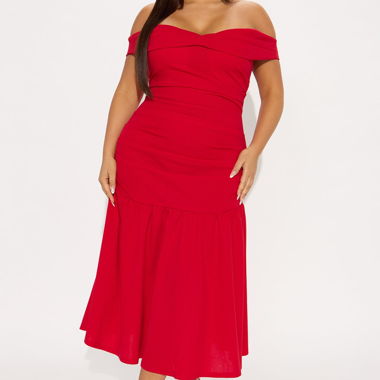 Robe rouge neuve XL