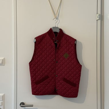Gilet rosso imbottito