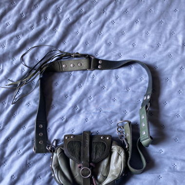 Vintage Diesel Tasche in Grün