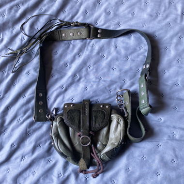 Borsa vintage Diesel verde