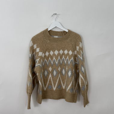 Strickpullover mit Muster