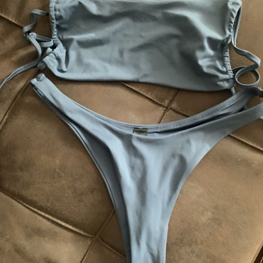 Bikini Weekday bleu pétrole