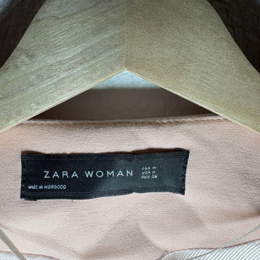 Cappotto rosa Zara Woman, taglia M