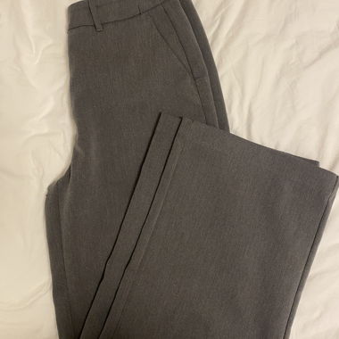 Pantalon en tissu gris