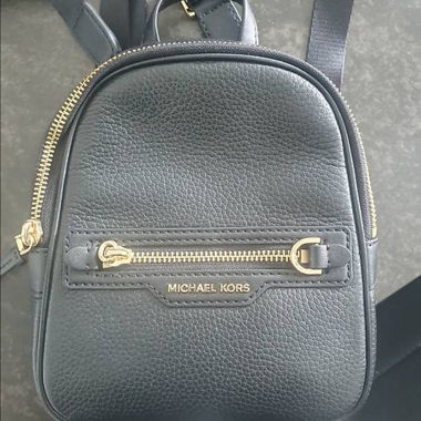 Zaino Michael Kors mini in pelle nera