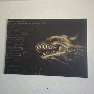 Tableau mural dragon