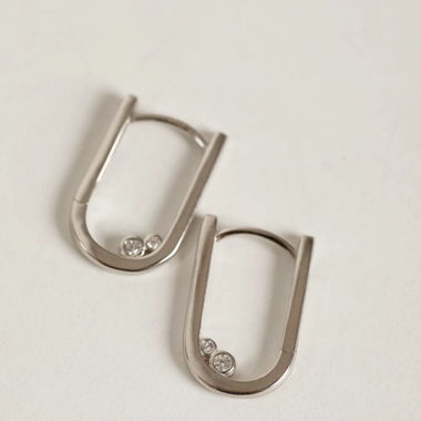 925 Sterling Silver with Cubic Zirconia
