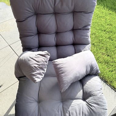 Padded cushion for hanging chair