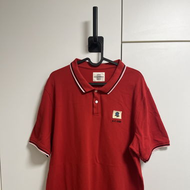 Rotes Poloshirt Grösse XL