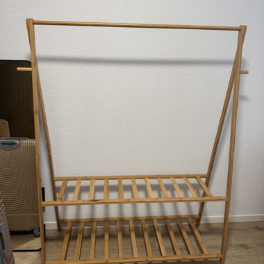Garderobe Holz / Kleiderstange