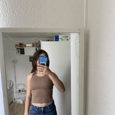 Braunes Tank Top