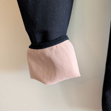 Schwarze gefütterte Thermo-Leggings