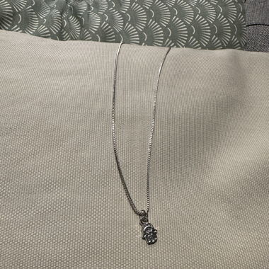 Neue Halskette Fatimas Hand Silber
