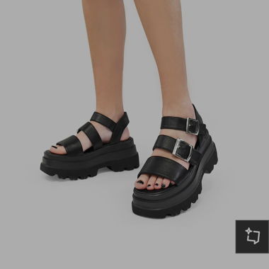 Plateau Sandalen
