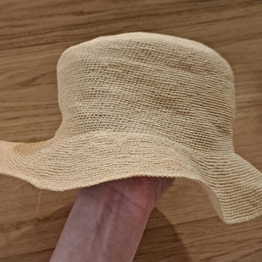 Chapeau en paille équitable du Waschbärshop
