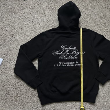 Carhartt Hoodie Stockholm schwarz Gr. S-M