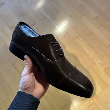 Dunkelbraune Anzugsschuhe Herren