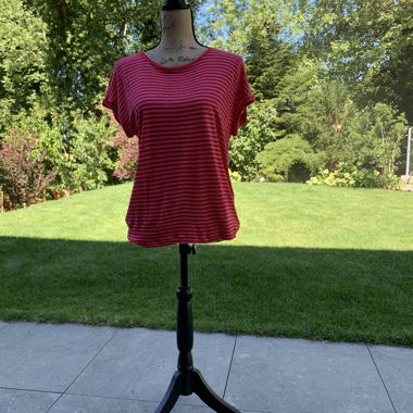 Gestreiftes T-Shirt von MALIPARMI, Gr. S