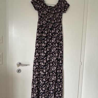 Robe longue maxi à fleurs
