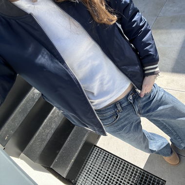 TOMMY Hilfiger Jacket Blue Cute 