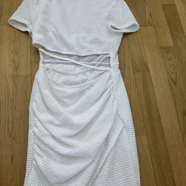 Weisses Bauchfreies Kleid