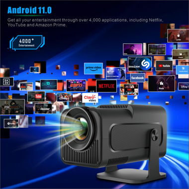 NEUHEIT, FHD LED Beamer Android 11 mit 50% Rabatt