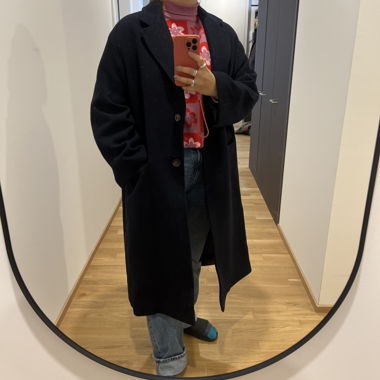 Mantel blau (Zara)