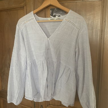 ONLY Striped Blouse