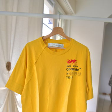 Off-White, Industrial Y013 Yellow T-shirt