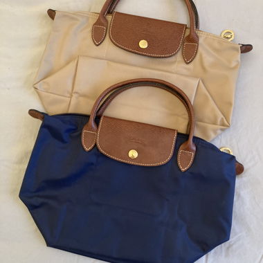 2x originale Handtaschen Longchamp Le Pliage