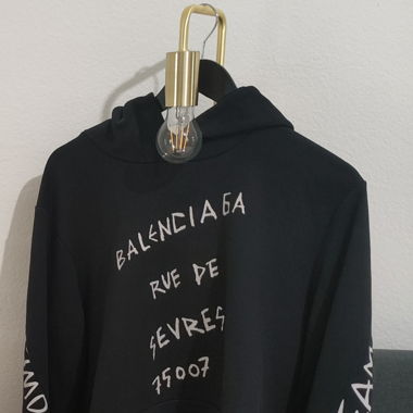 Moletom com capô Balenciaga 